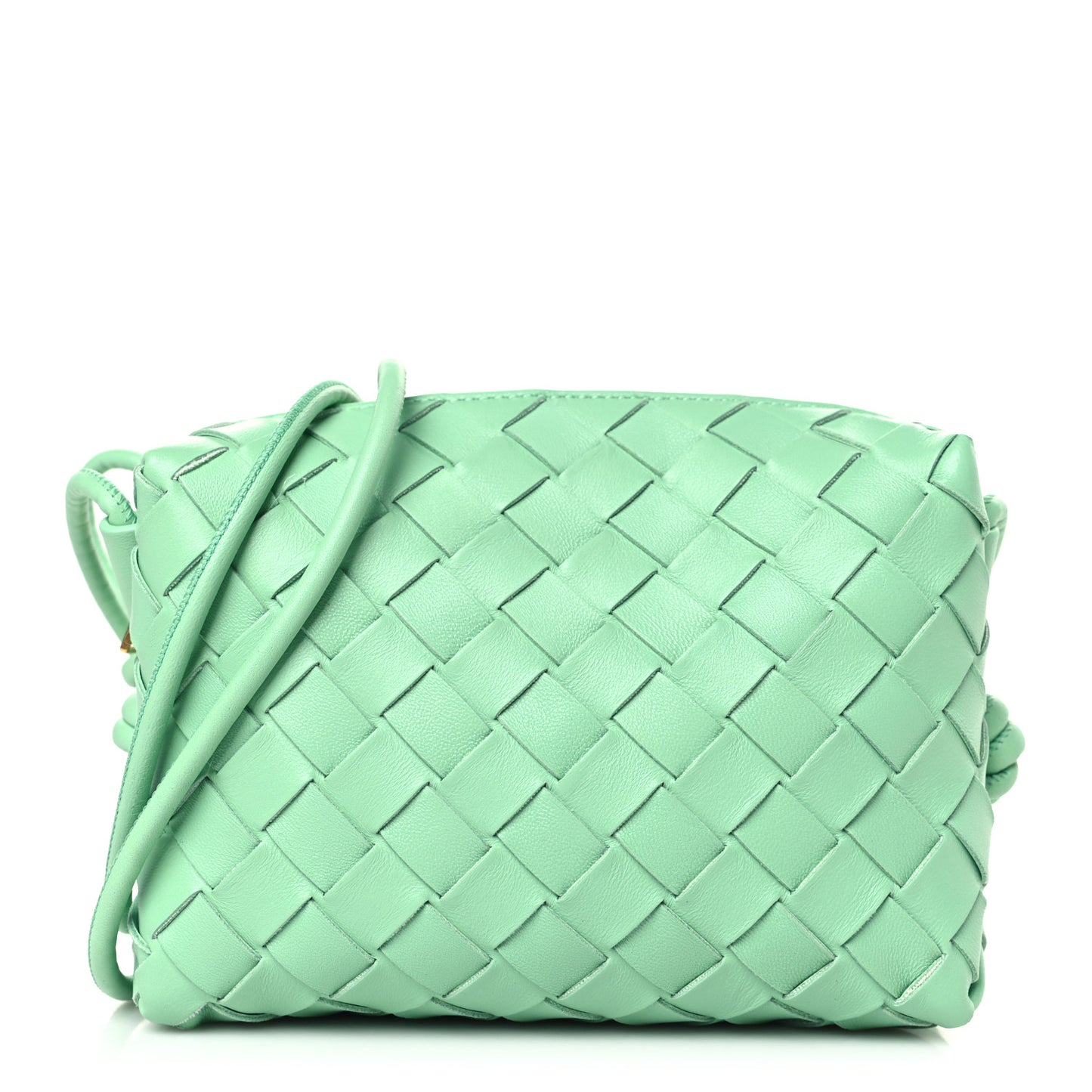 Nappa Intrecciato Mini Loop Camera Bag Siren