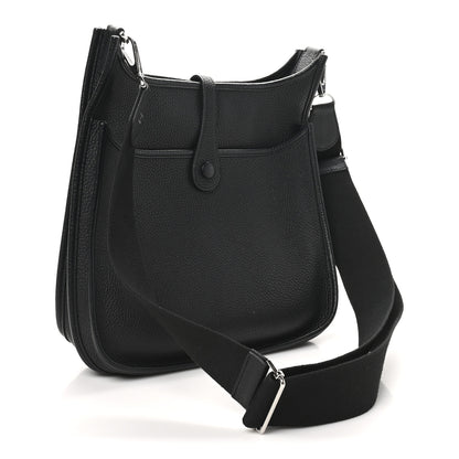 Hermes Taurillon Clemence EVELYNE III PM Black 3 of 10