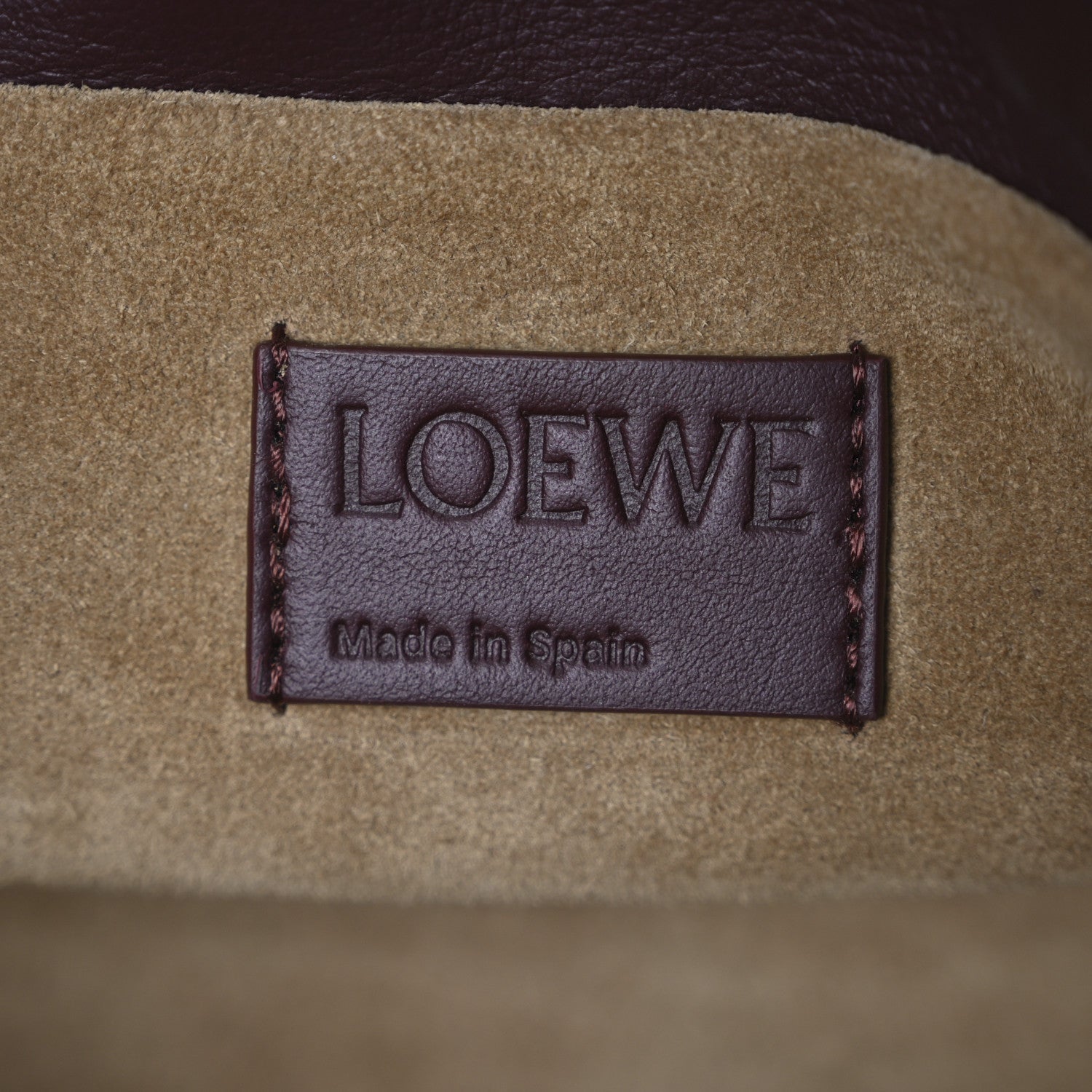 Loewe Calfskin Flamenco Knot Clutch Prune 6 of 13