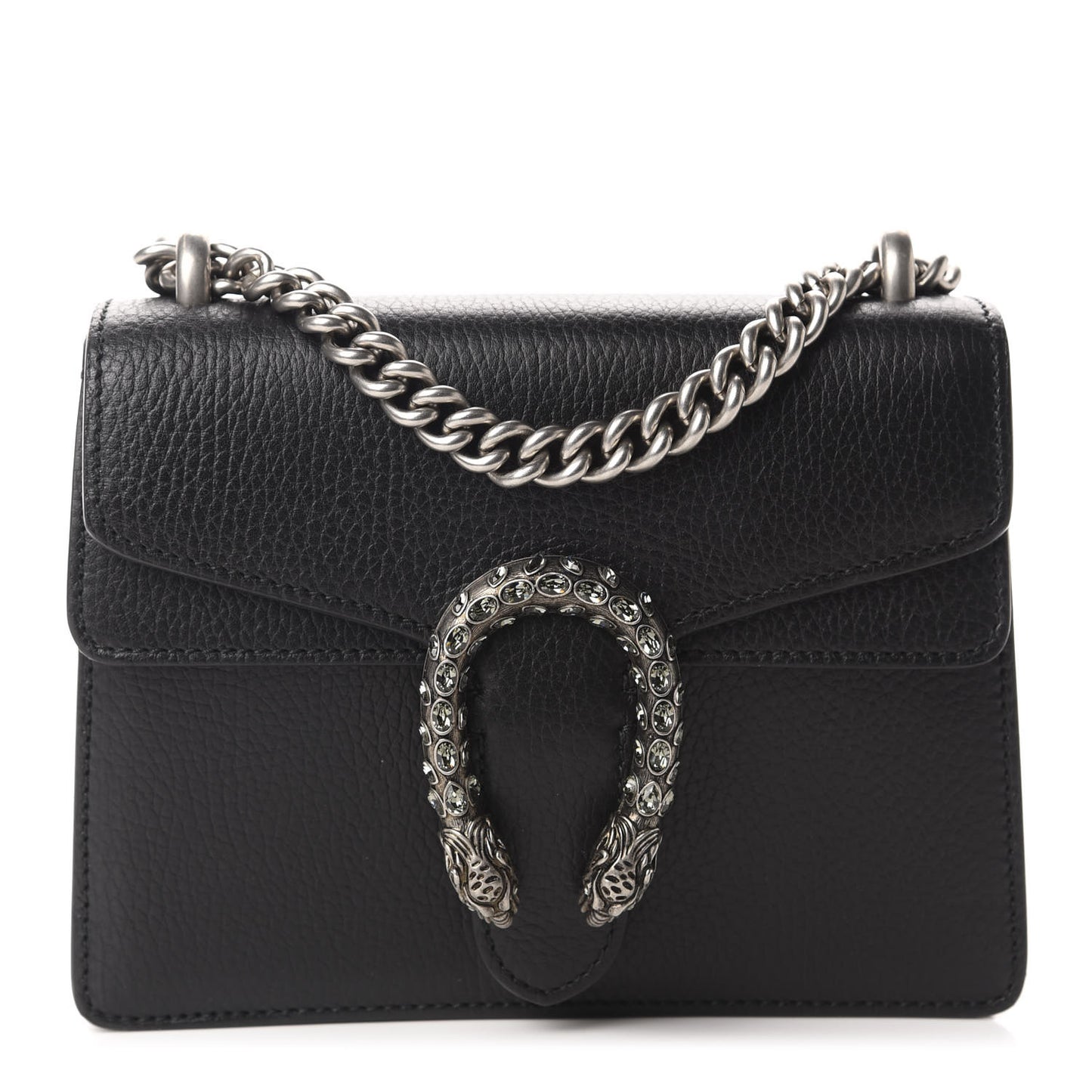 Calfskin Mini Dionysus Shoulder Bag Black
