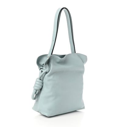 Loewe Nappa Medium Flamenco Knot Bag Crystal Blue 3 of 8