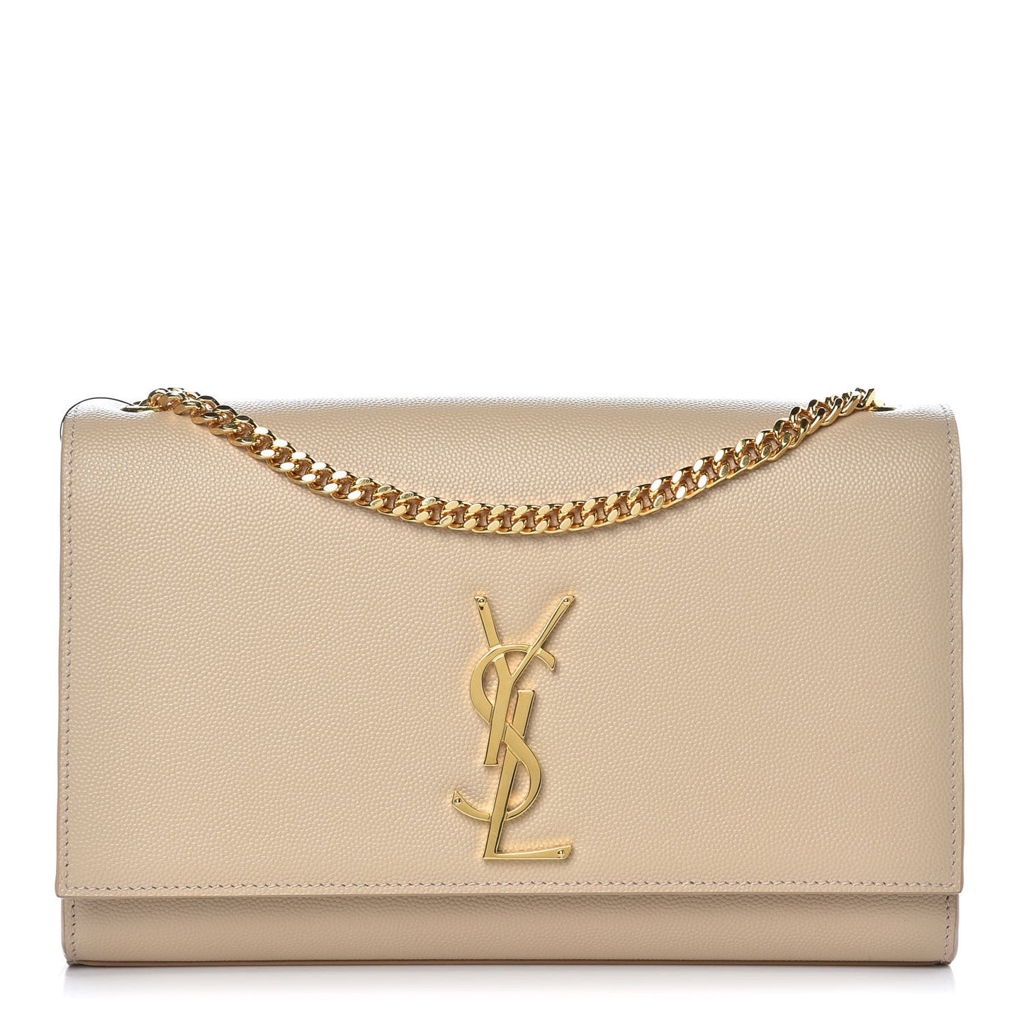 Grain De Poudre Medium Monogram Kate Satchel Nude Powder