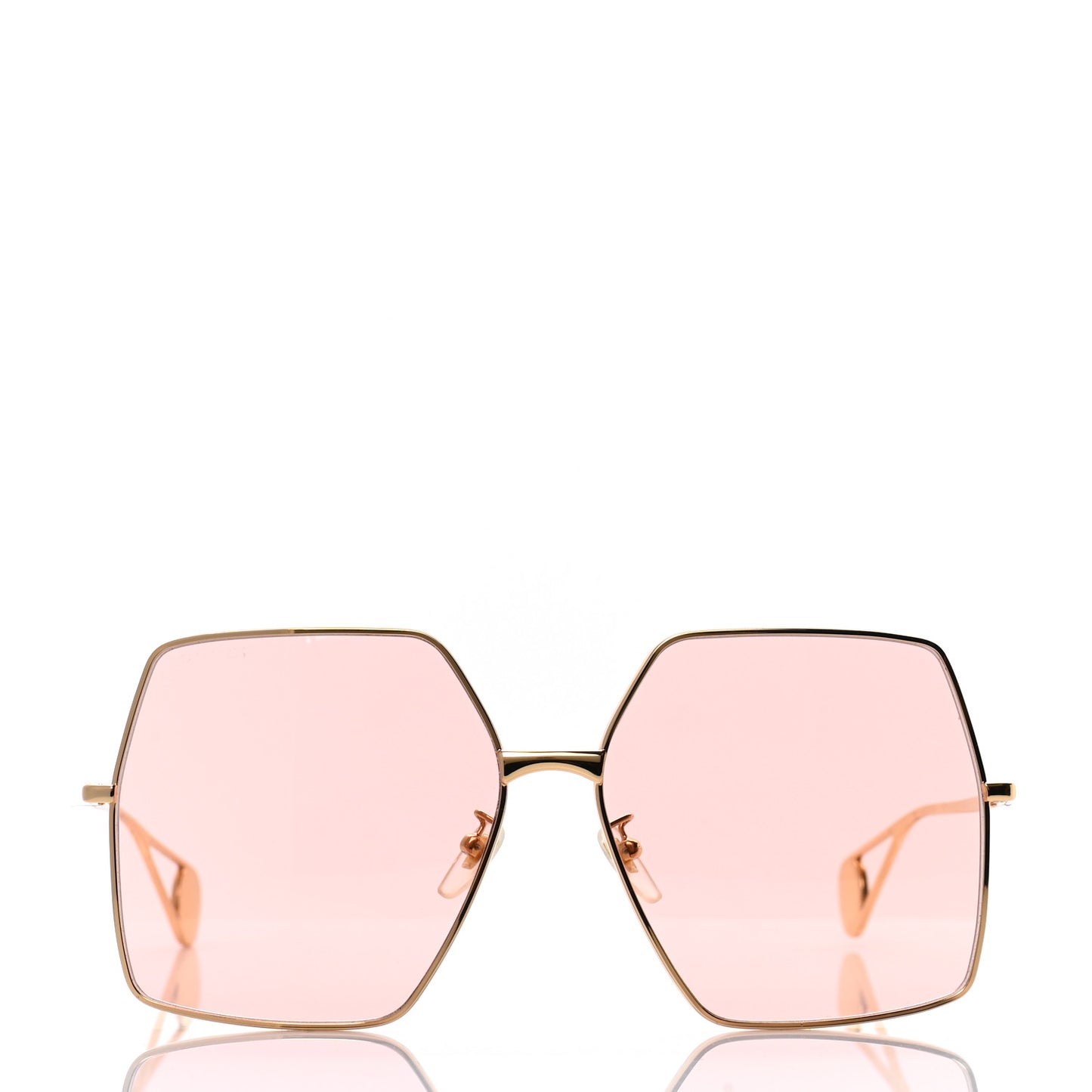 Square Frame GG0536S Sunglasses Gold