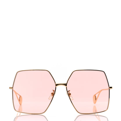 Gucci Square Frame GG0536S Sunglasses Gold 2 of 11