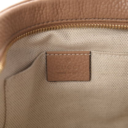 Gucci Pebbled Calfskin Small Soho Disco Bag Camelia 8 of 10