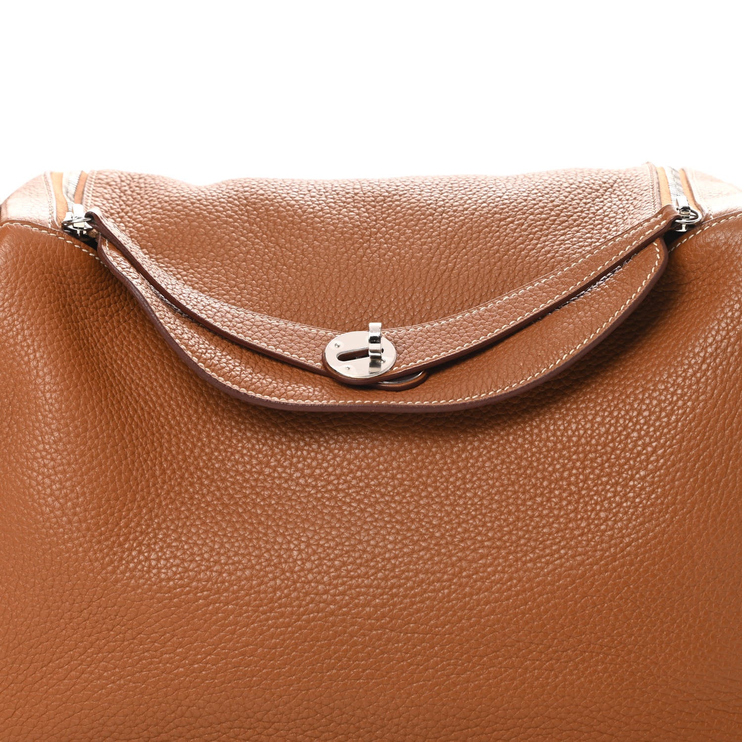 Hermes Taurillon Clemence Lindy 34 Gold 8 of 15