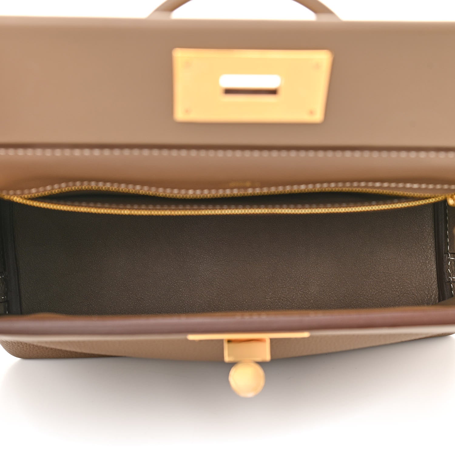 Hermes Taurillon Maurice Swift 24/24 29 Etoupe 5 of 11