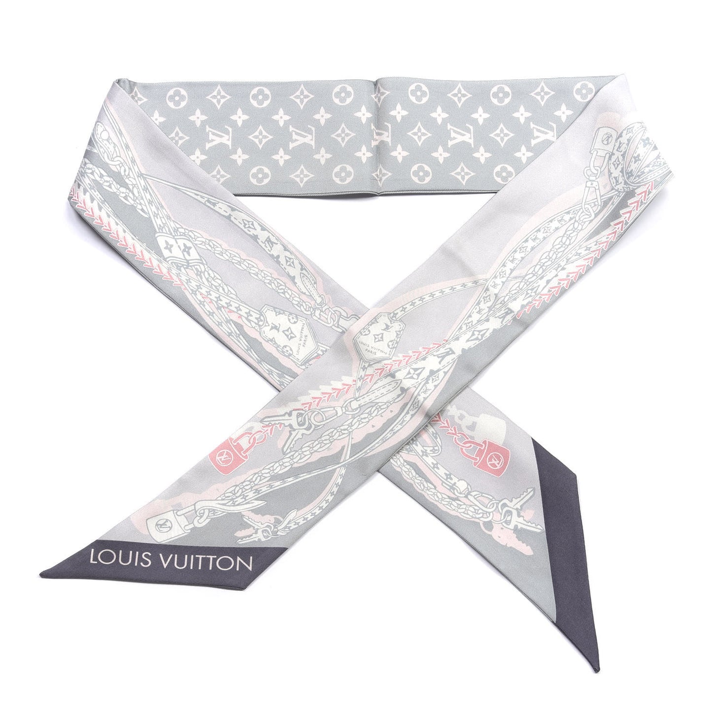 Silk Dreamonogram Bandeau Grey