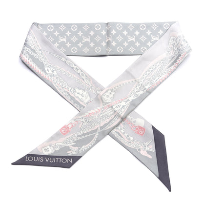 Louis Vuitton Silk Dreamonogram Bandeau Grey 1 of 3