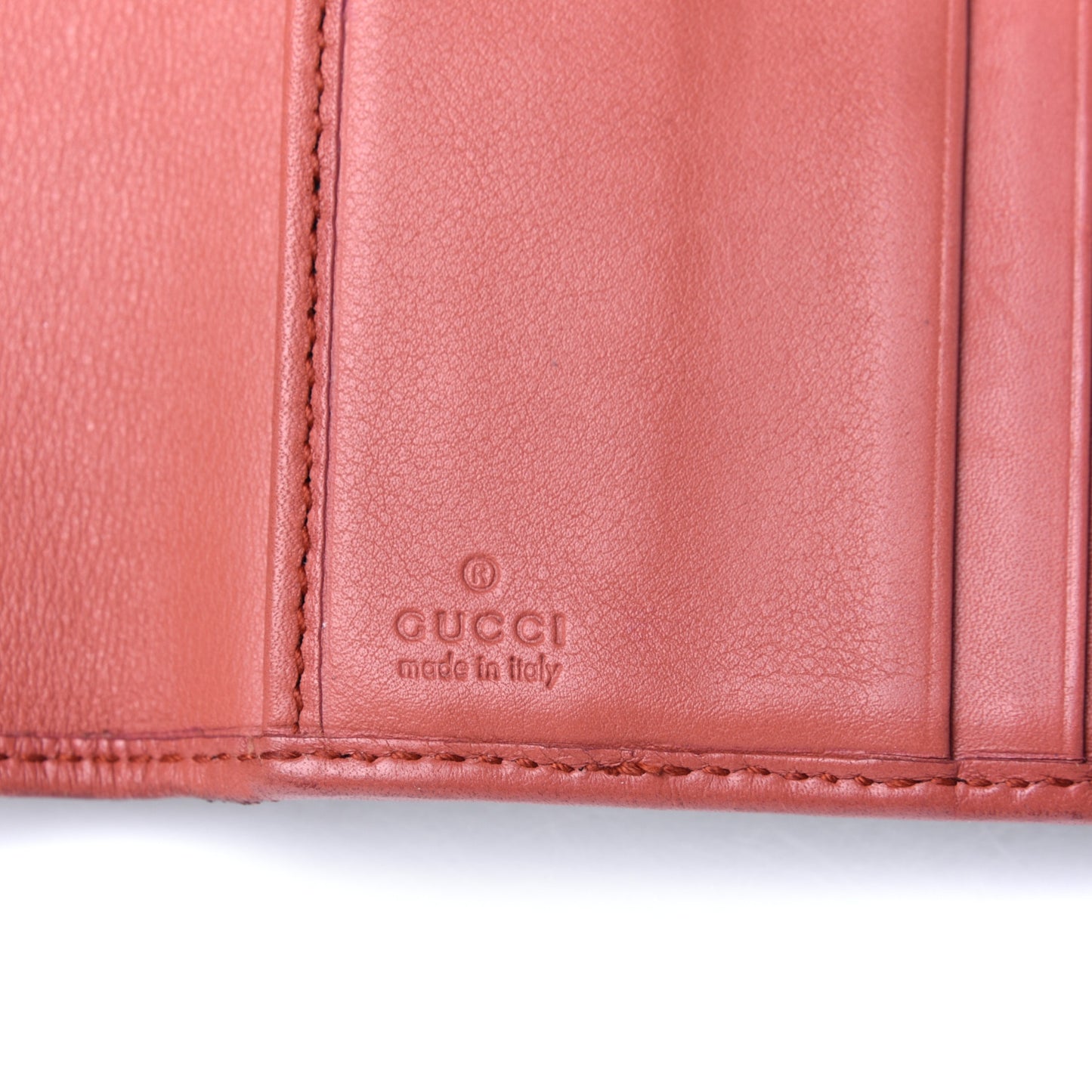 Guccissima Trifold Wallet Black Pink