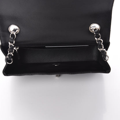 Chanel Caviar Chevron Quilted Mini Rectangular Flap Black 5 of 10