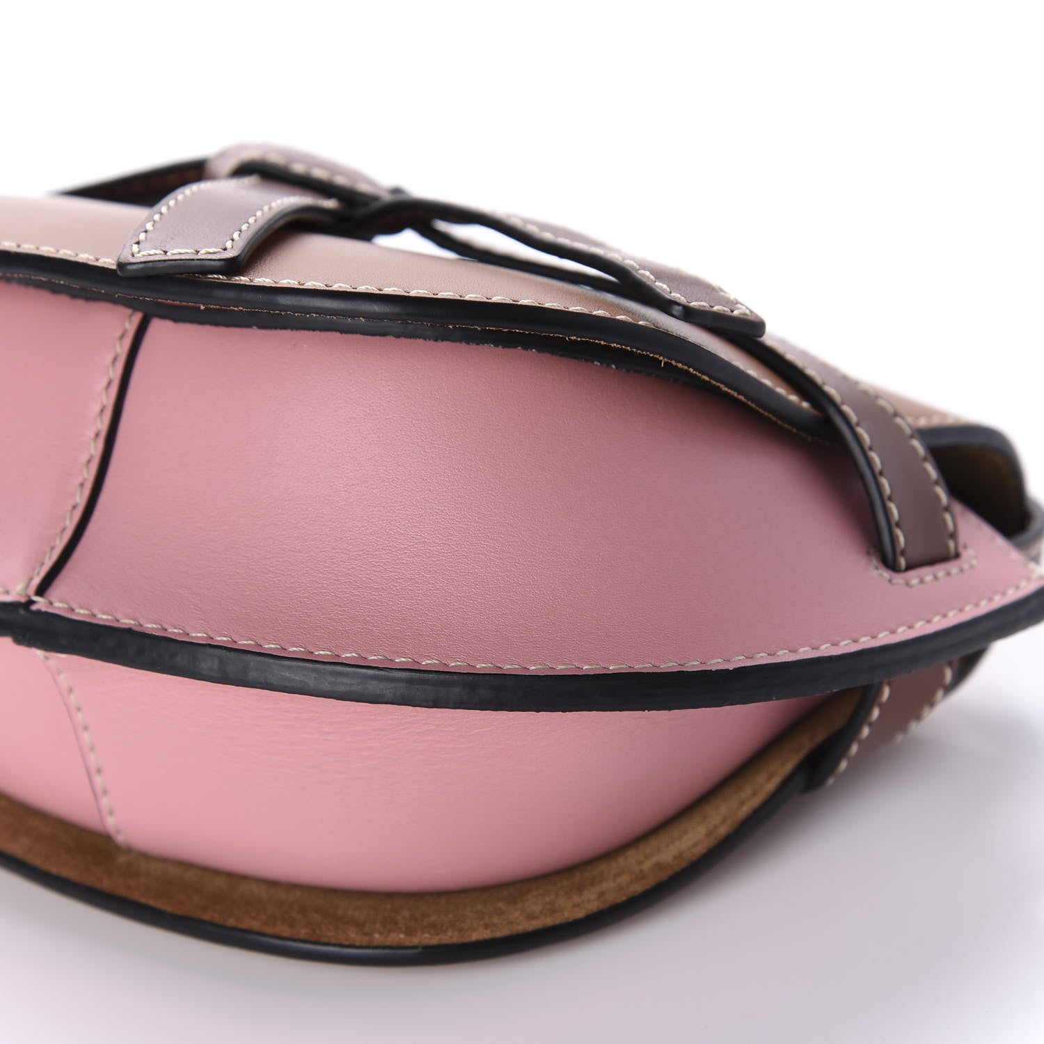 Loewe Calfskin Mini Gate Crossbody Bag Pastel Pink Tan 7 of 10