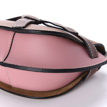 Loewe Calfskin Mini Gate Crossbody Bag Pastel Pink Tan 7 of 10