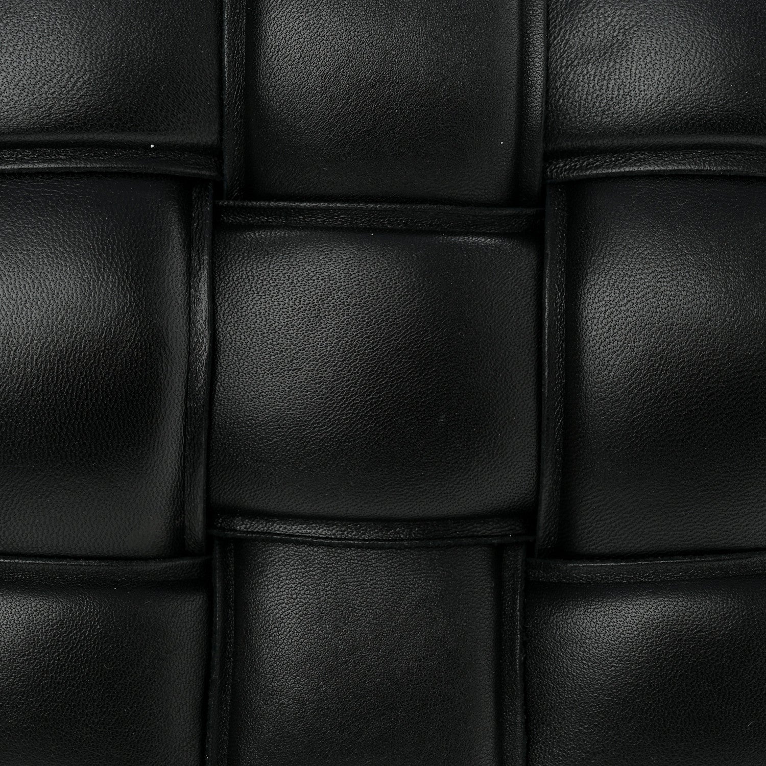 Bottega Veneta Lambskin Maxi Intreccio Padded Chain Cassette Crossbody Bag Black 7 of 10