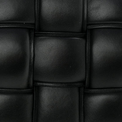 Bottega Veneta Lambskin Maxi Intreccio Padded Chain Cassette Crossbody Bag Black 7 of 10