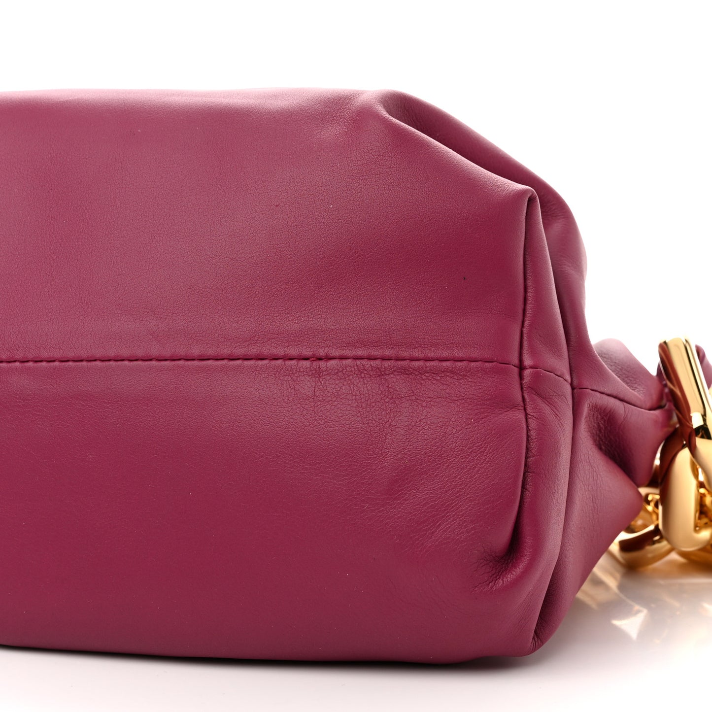 Calfskin The Pouch Chain Cinnabar