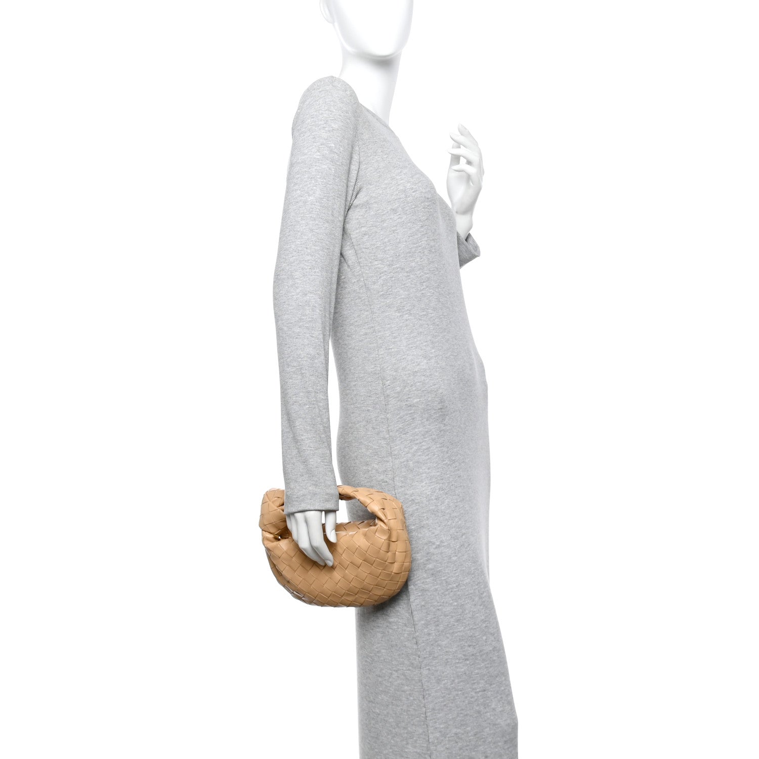 Bottega Veneta Nappa Intrecciato Mini Jodie Almond 2 of 11
