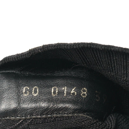 Louis Vuitton Stretch Fabric LV Black Heart Sock Sneaker 39 Black 6 of 7