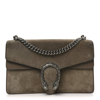 Gucci Suede Small Dionysus Shoulder Bag Taupe 1 of 12
