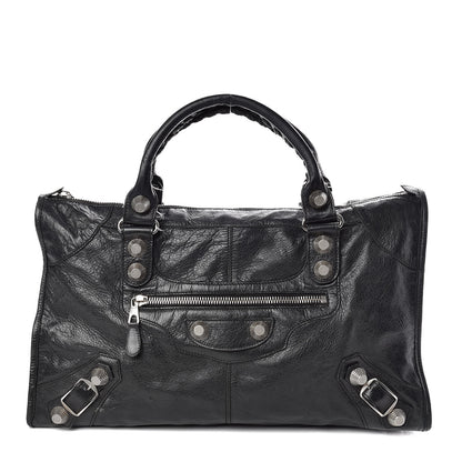 Balenciaga Agneau Giant 21 Silver Hardware Work Black 1 of 16
