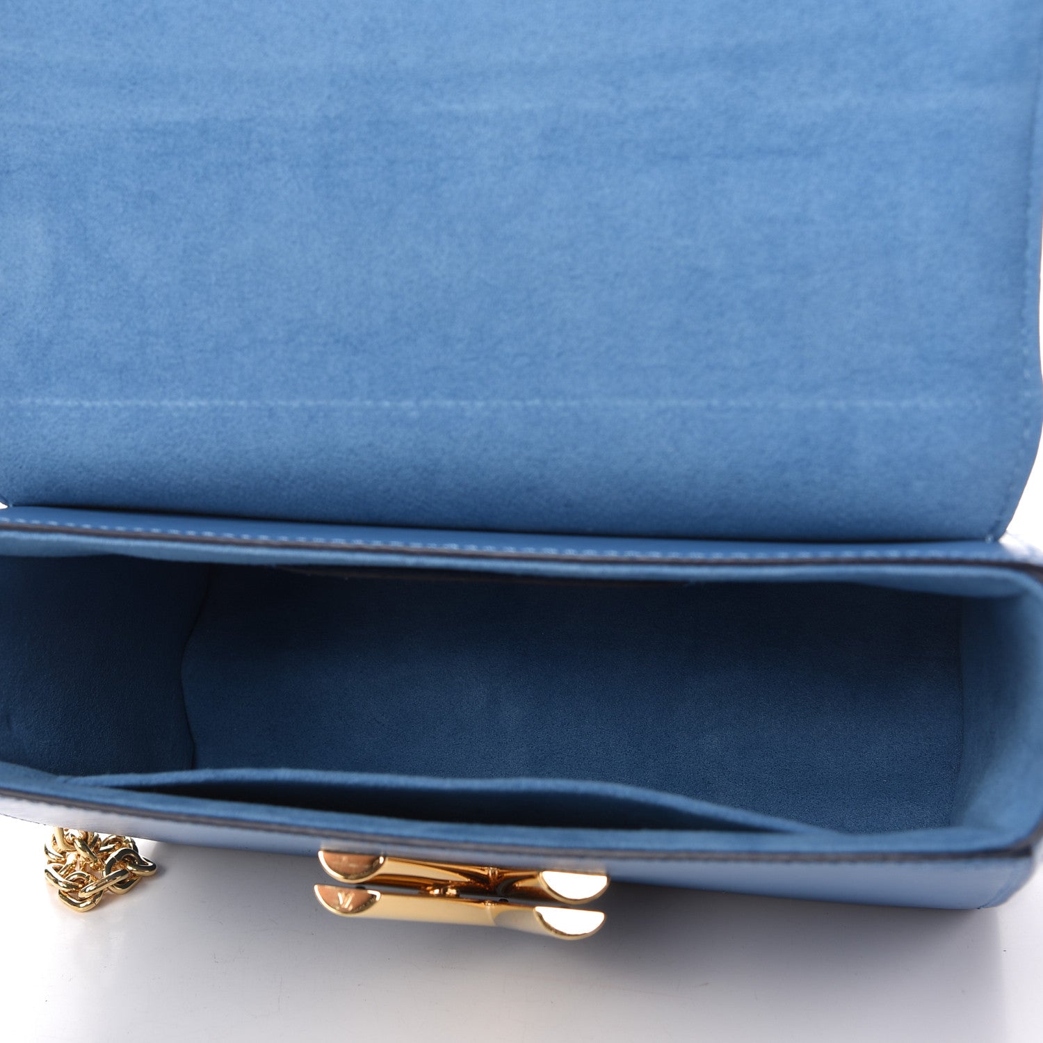Louis Vuitton Epi Twist Shoulder Bag MM Blue Jean 5 of 9