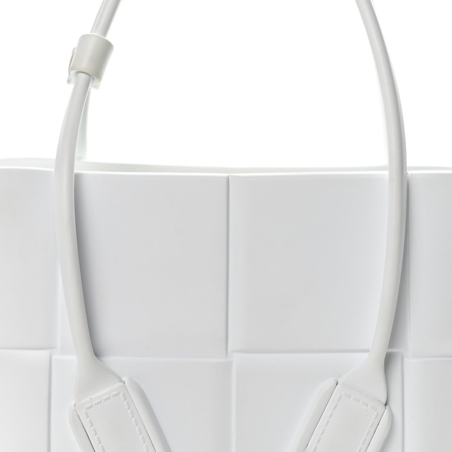 Rubber Maxi Intrecciato Mini Arco White
