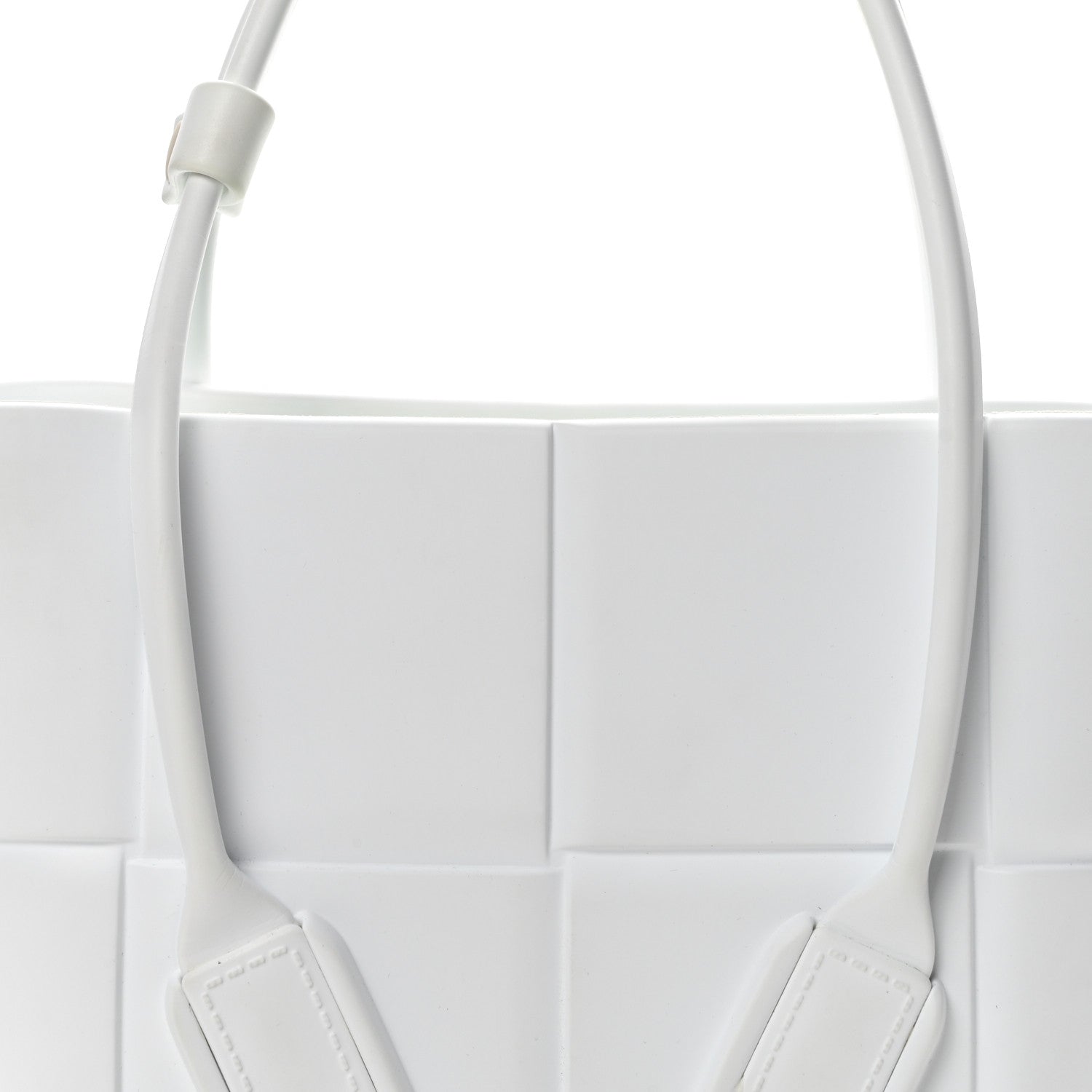 Bottega Veneta Rubber Maxi Intrecciato Mini Arco White 6 of 9