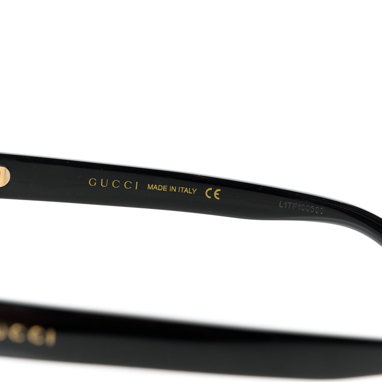 Gucci Cat Eye GG0117S Sunglasses Black 6 of 9