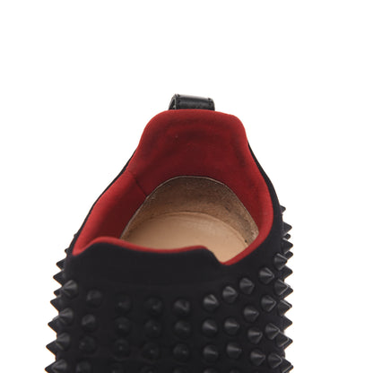 Christian Louboutin Neoprene Spike Sock Donna Flat Sneakers 37 Black 8 of 10