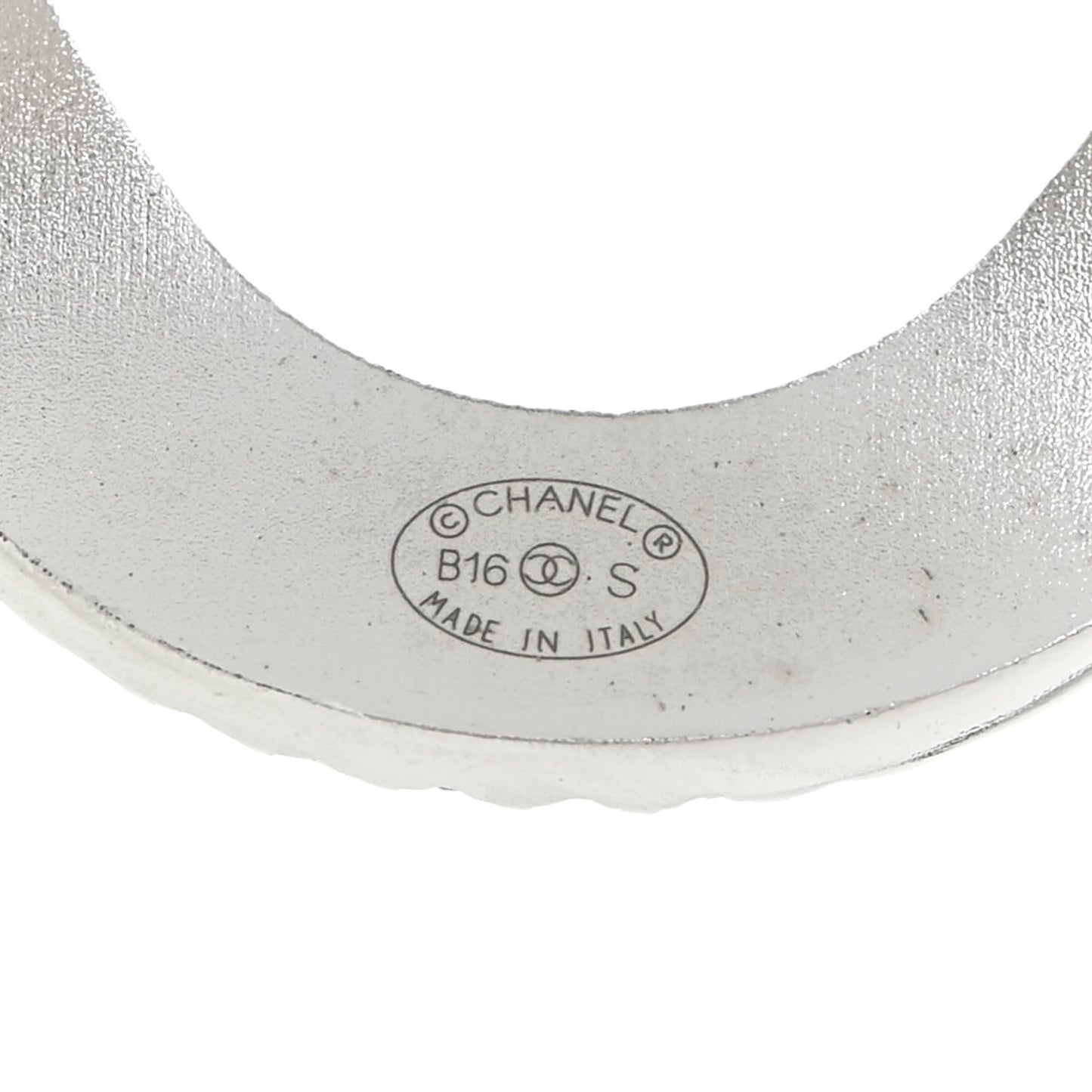 Crystal CC Cuff Silver