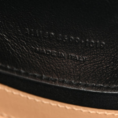 Saint Laurent Calfskin Y Quilted Monogram Small Loulou Chain Satchel Dark Beige 7 of 10