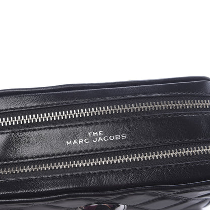 Marc Jacobs Natural Grain Calfskin Quilted The Softshot 21 Bag Black 11 of 13
