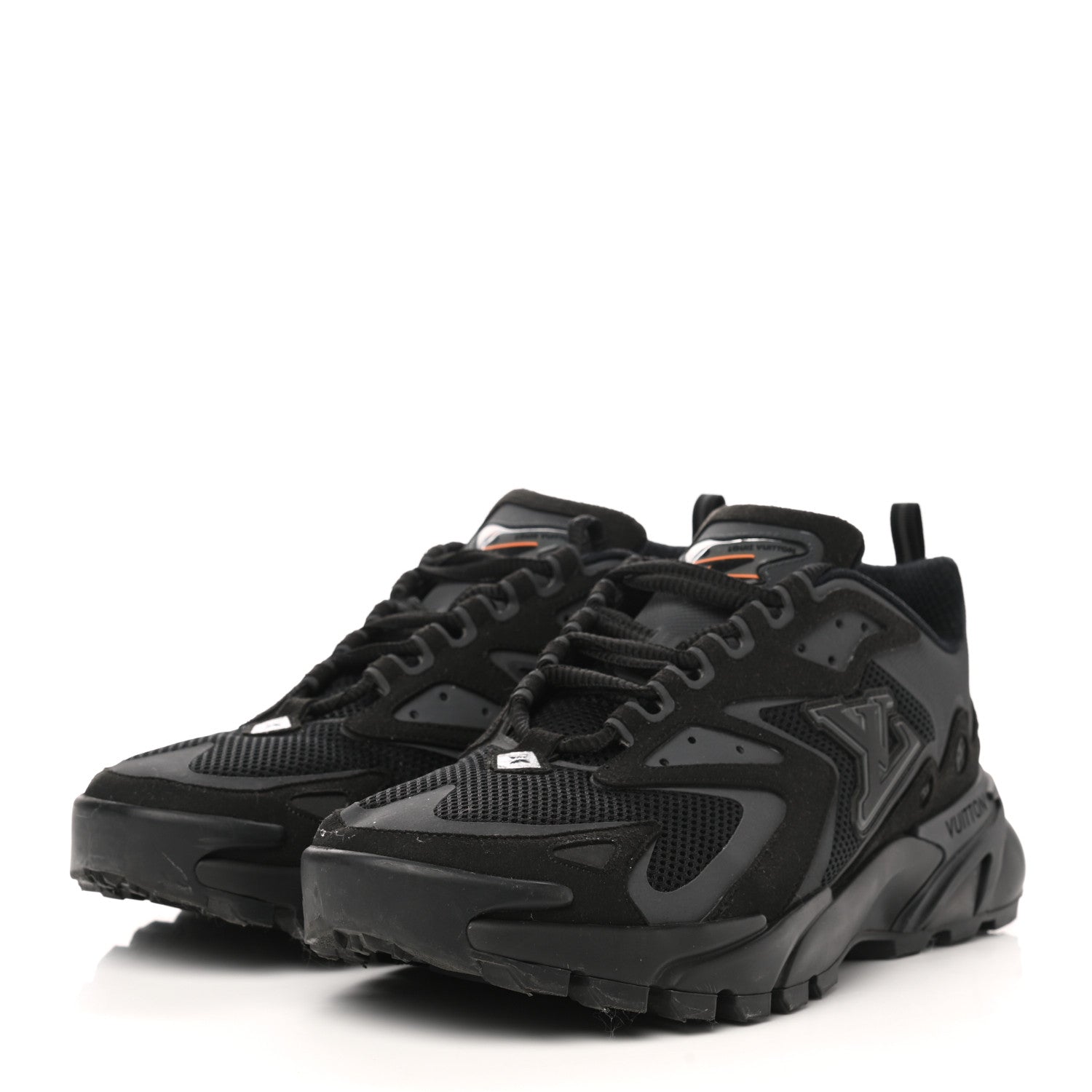 Louis Vuitton Canvas Mesh Mens LV Runner Tatic Sneakers 8.5 Black 3 of 8