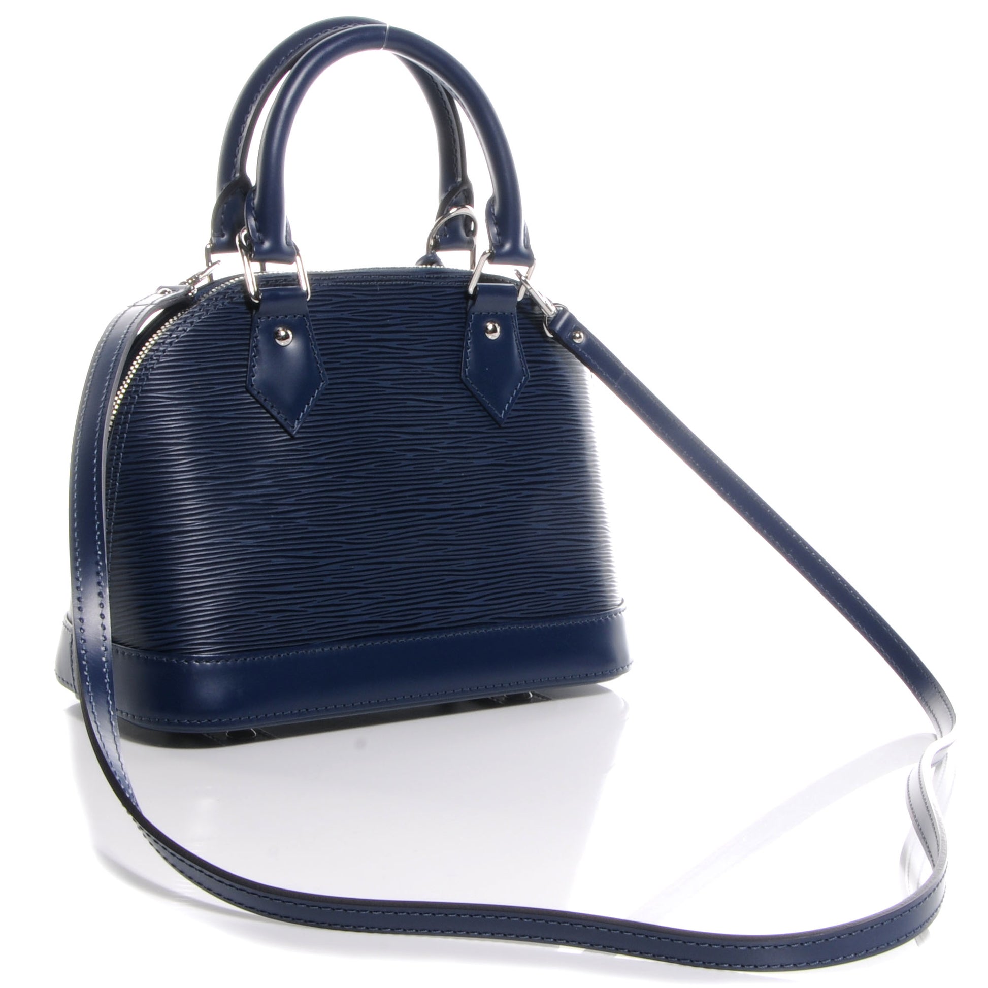 Louis Vuitton Epi Alma BB Indigo 3 of 8