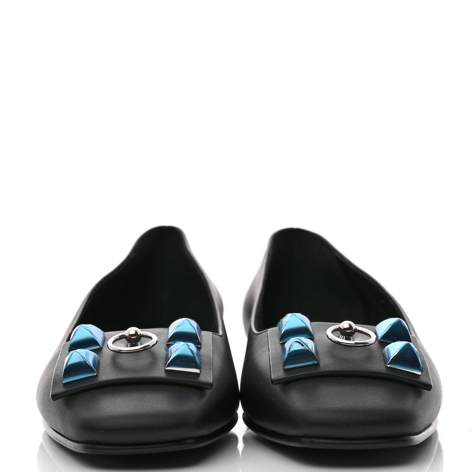 Hermes Calfskin Danseuse Ballerina Flats 36.5 Black 2 of 9