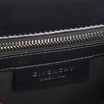 Givenchy Calfskin Mini Pandora Box Logo Strap Crossbody Bag Black 6 of 8