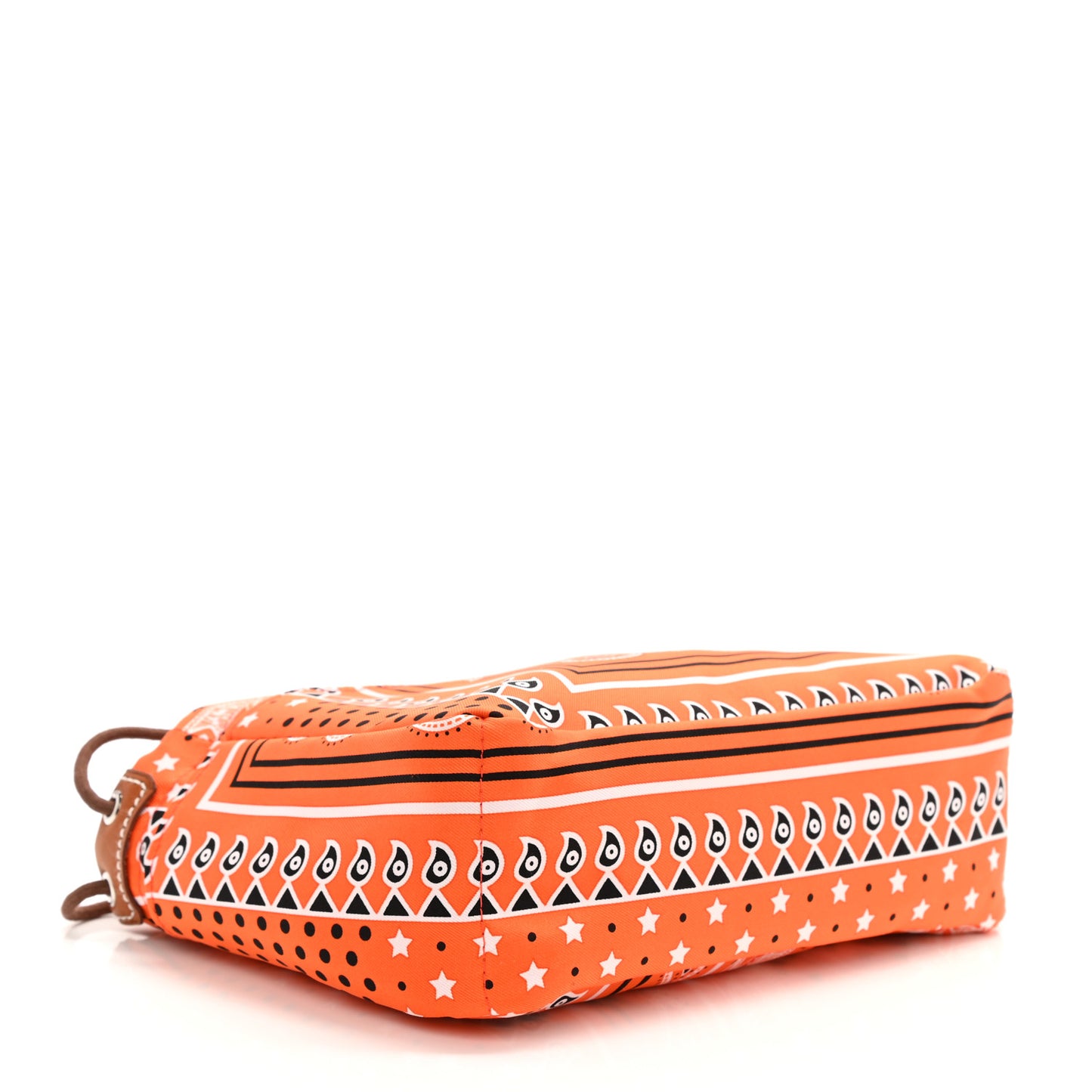 Barenia Silk Eperons d'Or Fourbi 20 PM Pouch Orange Fauve