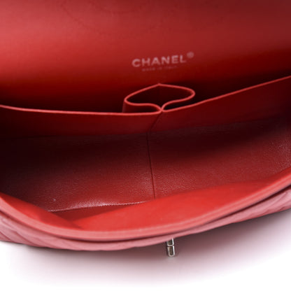 Chanel Lambskin Quilted Jumbo Double Flap Red 4 of 14