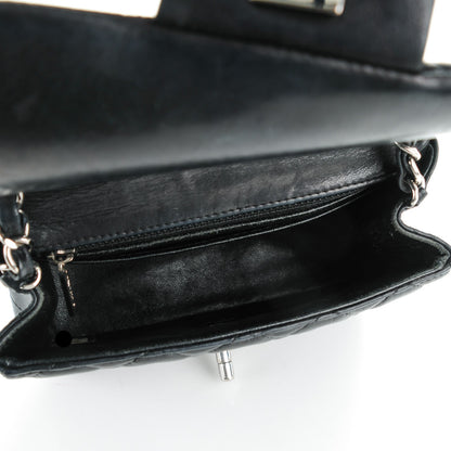 Chanel Lambskin Quilted Mini Square Flap Black 5 of 9