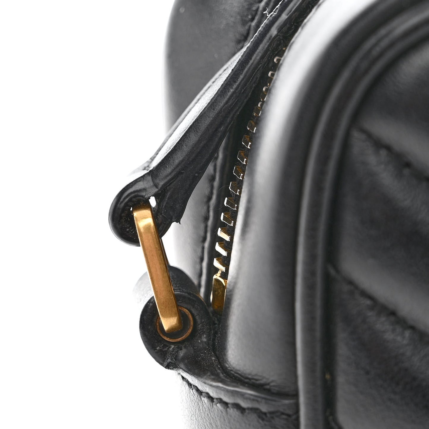 Calfskin Matelasse Monogram Lou Camera Bag Black