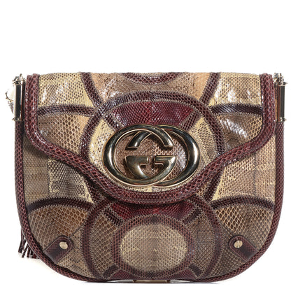 Gucci Exotic Patchwork Britt Medium Shoulder Bag 1 of 7