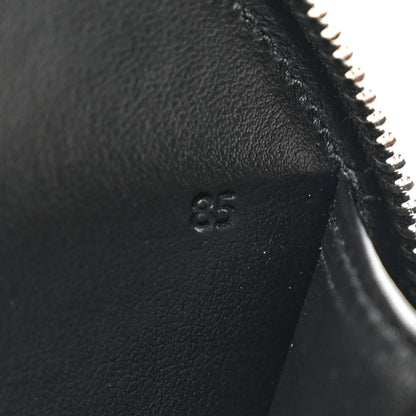 Prada Spazzolato Round Chain Coin Crossbody Pouch Argento 7 of 11