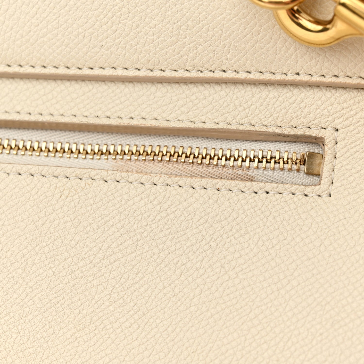 Celine Grained Calfskin Micro Belt Bag White 18 of 19