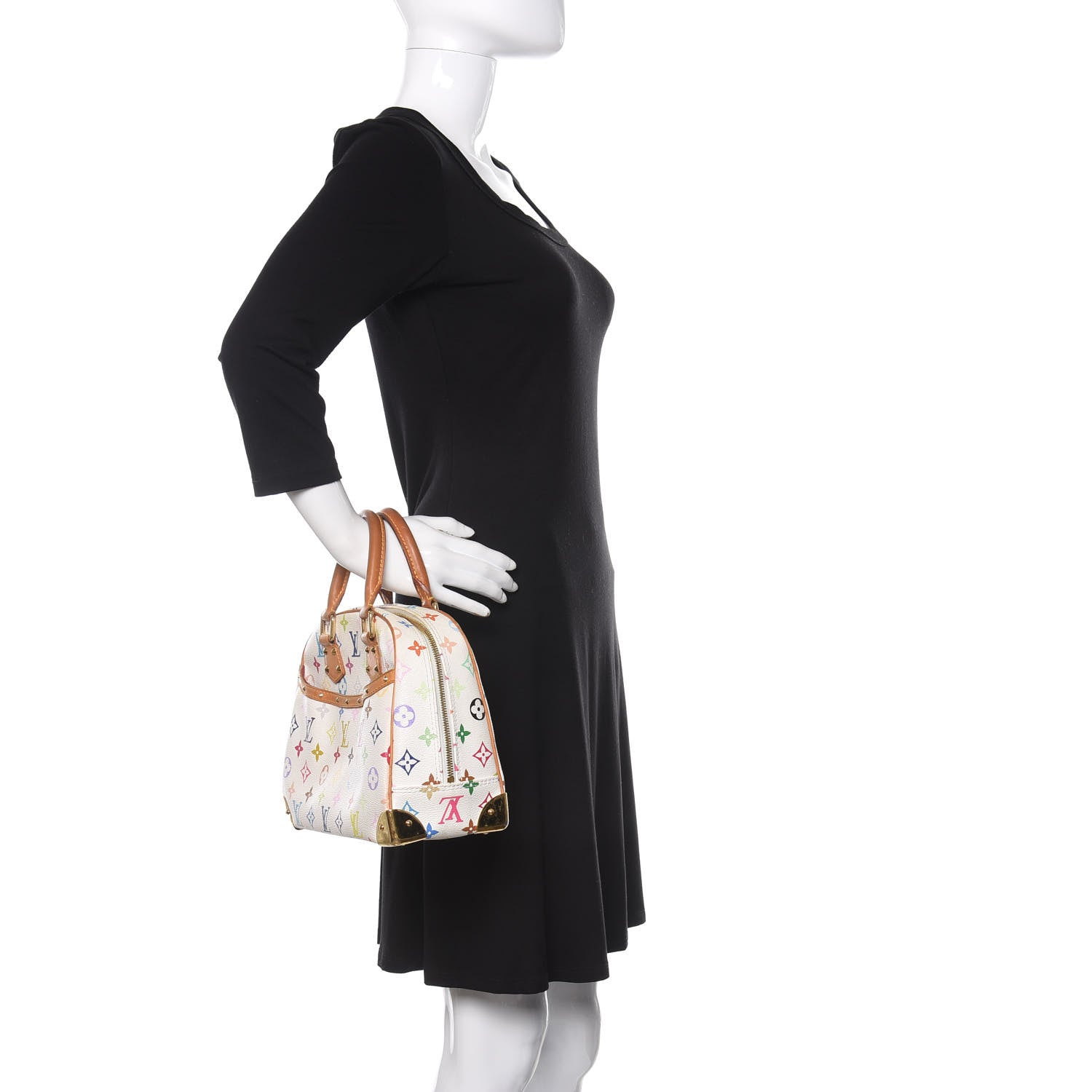 Louis Vuitton Monogram Multicolor Trouville White 2 of 11