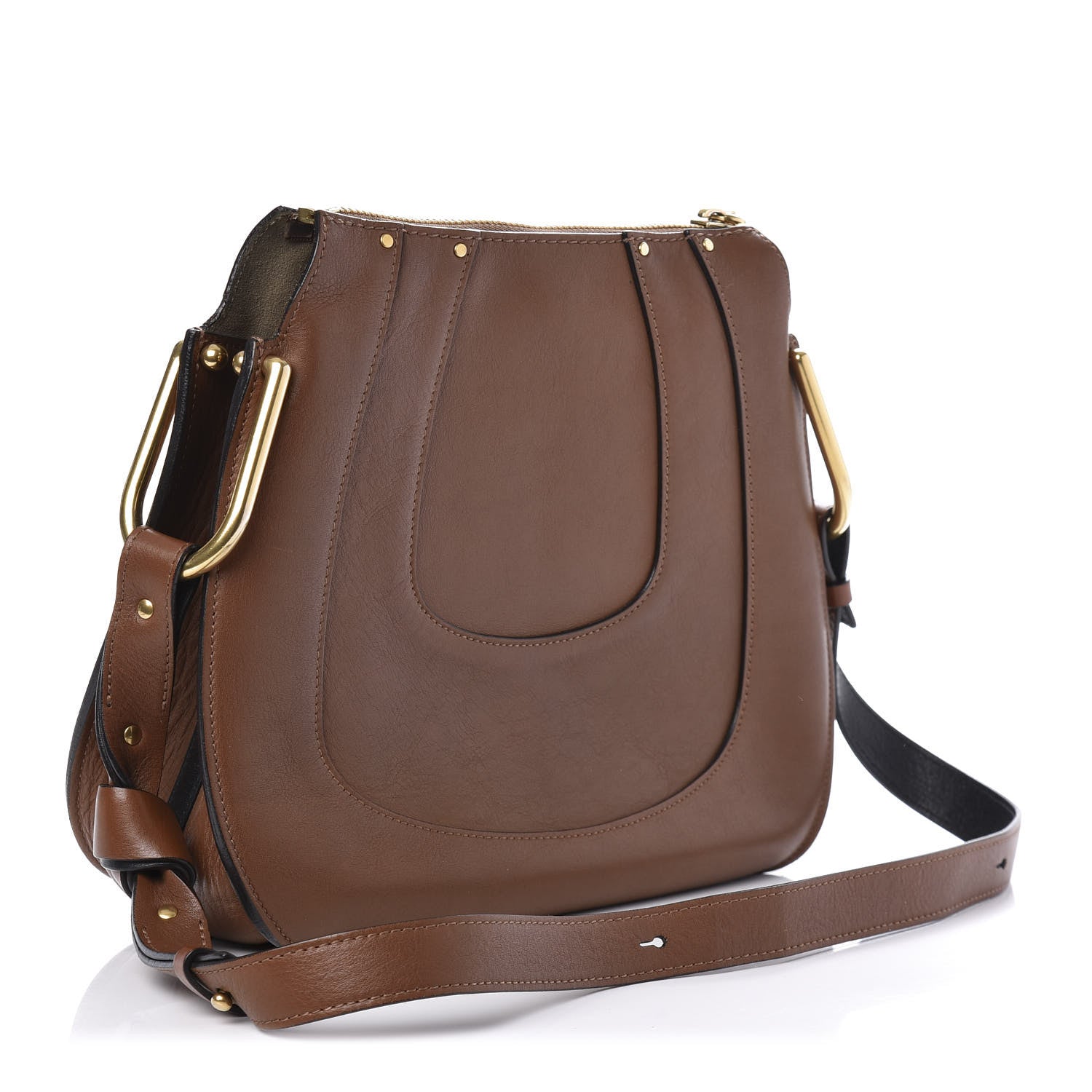 Chloe Calfskin Small Hayley Hobo Tan 3 of 9