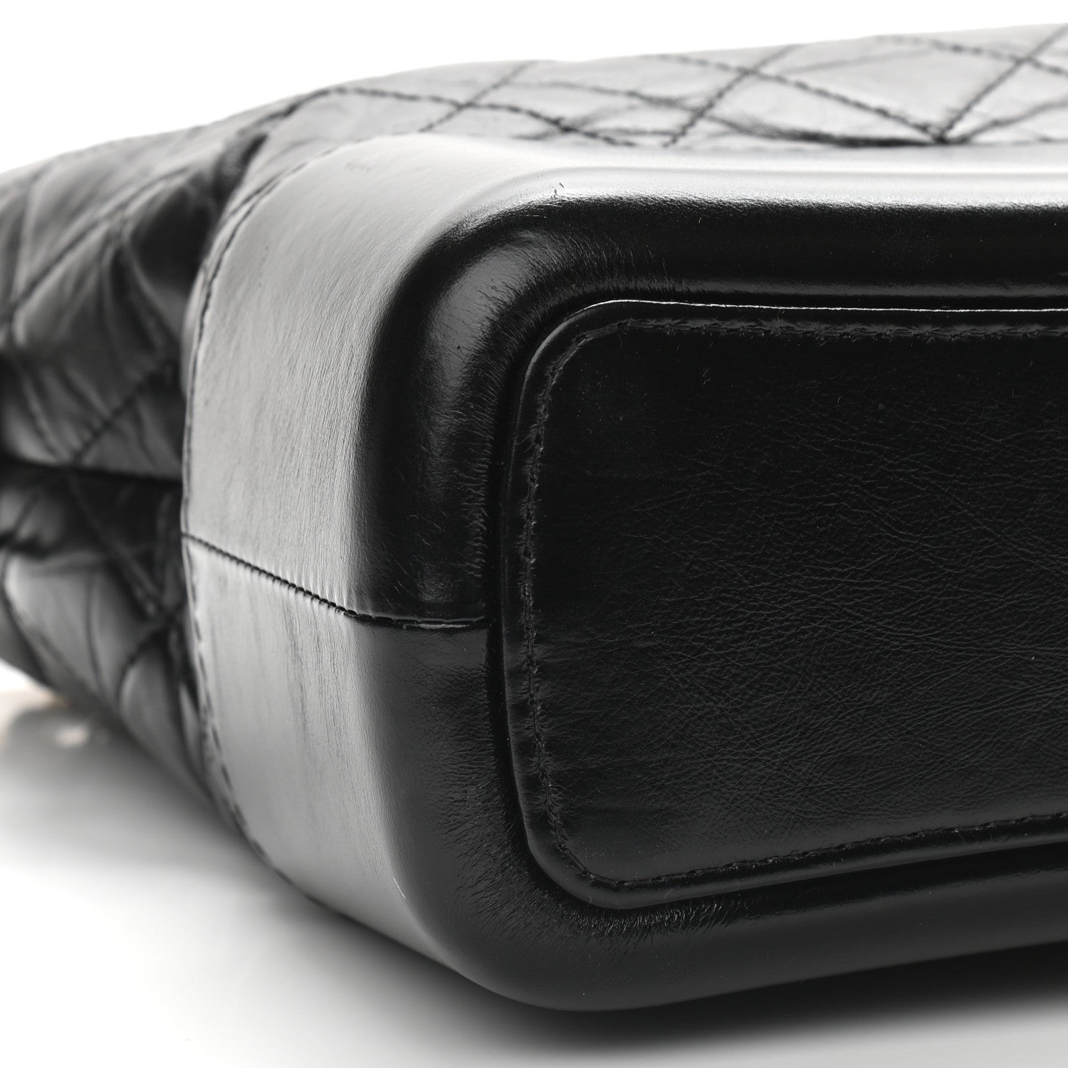 Chanel Aged Calfskin Quilted Medium Gabrielle Hobo Black 8 of 9