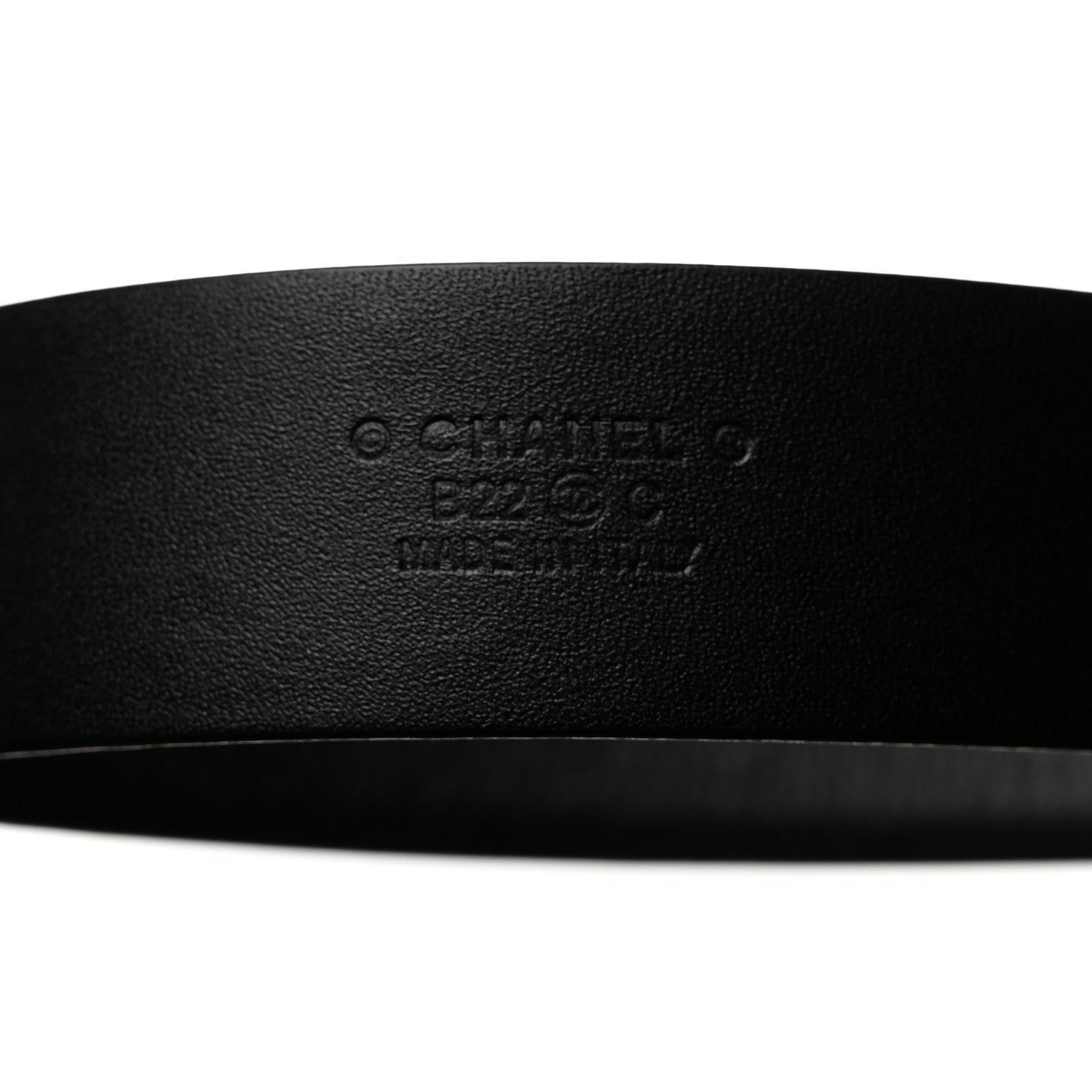 Chanel Lambskin CC Belt 70 28 Black 3 of 8