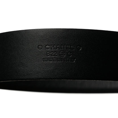 Chanel Lambskin CC Belt 70 28 Black 3 of 8