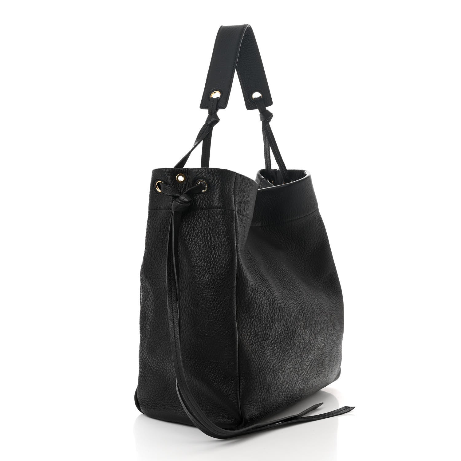 Prada Cervo Hobo Black 4 of 12