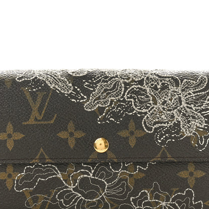 Louis Vuitton Monogram Dentelle Sarah Wallet Silver 7 of 7
